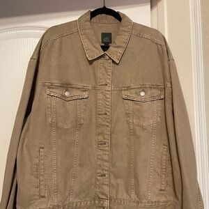 Wild Fable Men's Beige Shirt Jacket